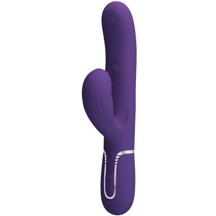 Pretty Love - Perlita g-Spot Vibrator 3 in 1 Multifunktions-Lila