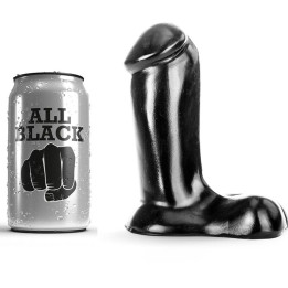 All Black - Gode Réaliste 14 cm