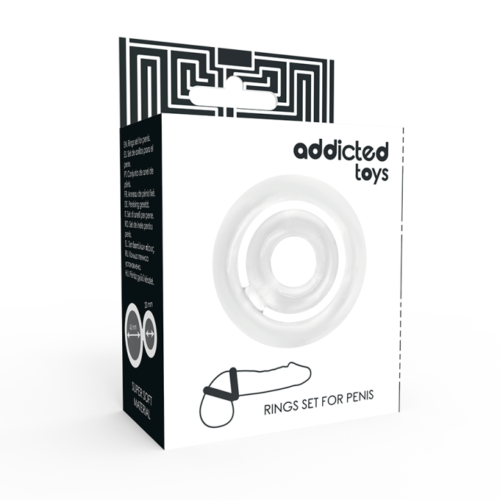 Addicted Toys - Potenz- c-Ring Pênis Transparente
