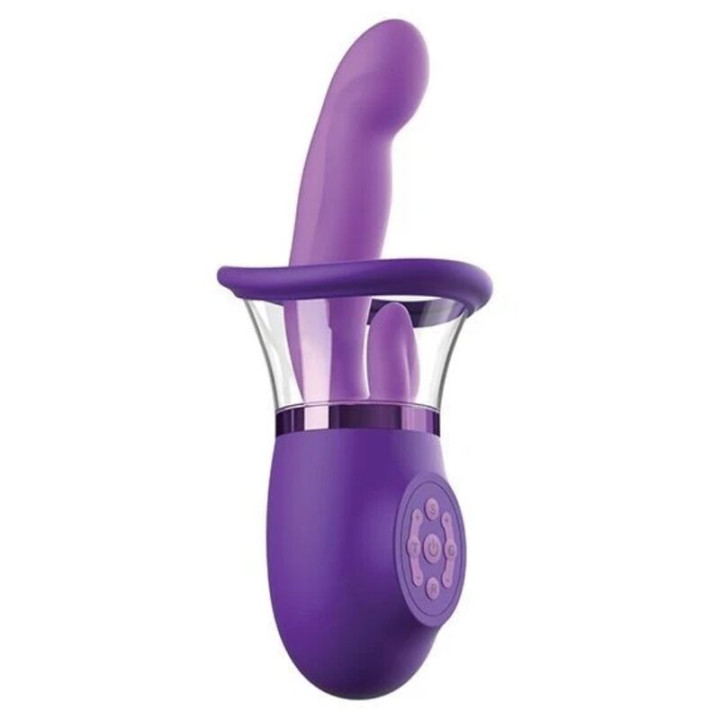 Fantasy For Her - Vibrador Rabbit Pro Plus Ultimate Pleasure Roxo 20,3 cm