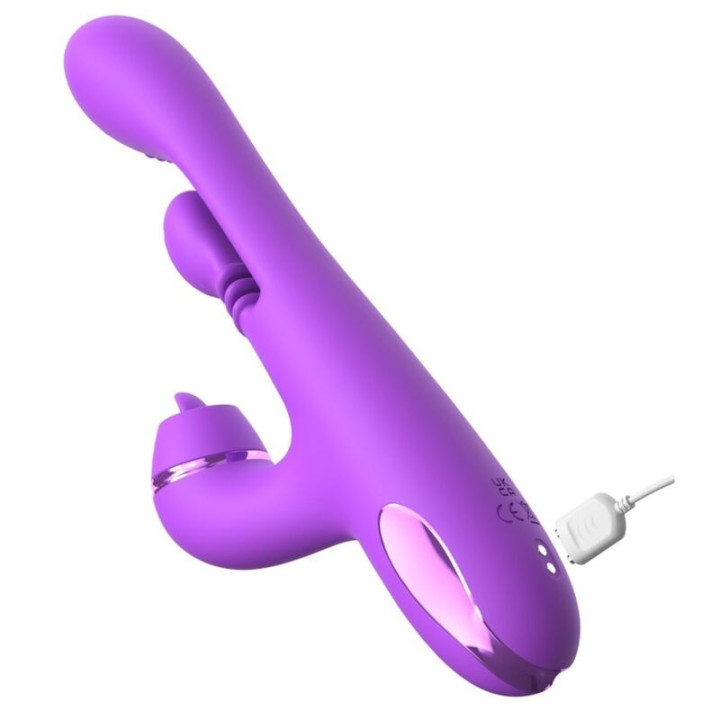 Fantasy For Her - Intimotion Pulse Pro Vibe Rabbit Vibrator Purple