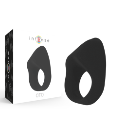 Intense - Anello Vibratore Ricaricabile Oto Nero