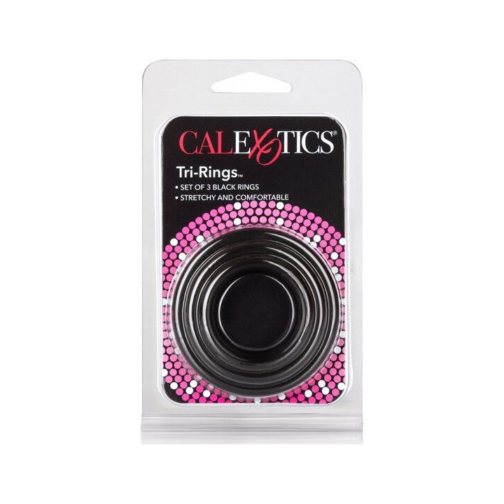 Calexotics - Tri-Anéis Preto