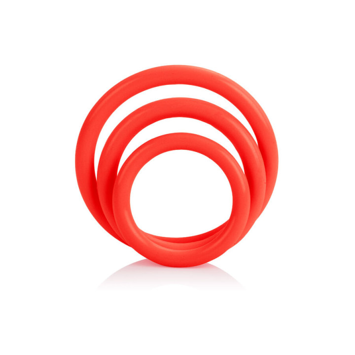 Calexotics - Conjunto de Tri-Anéis Vermelho