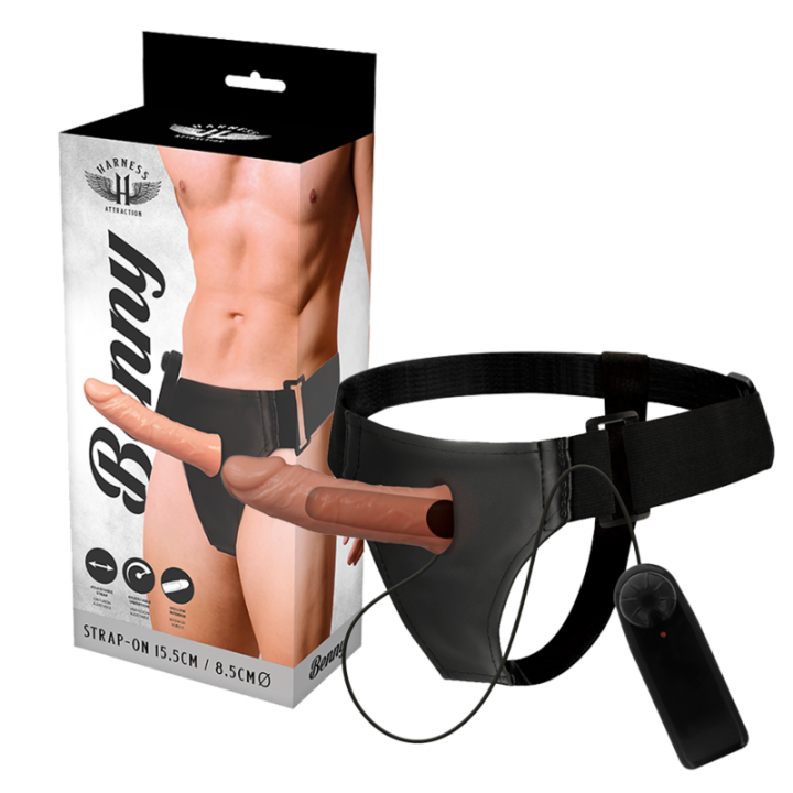 Harness Attraction - Rnes Hollow Benny Con Vibratore 15 cm -o- 4.5 cm