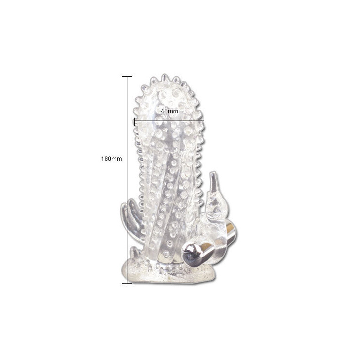 Baile - Brave Man Extensión Pene Vibrador Rabbit