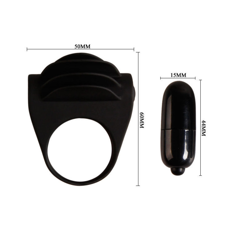 Pretty Love - Chester Anillo Vibrador Negro