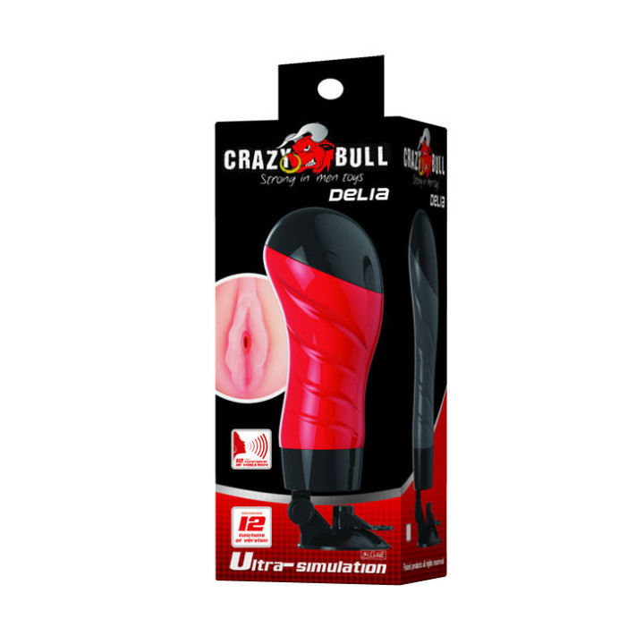 Crazy Bull - Vagina Com Base Masturbador de Voz