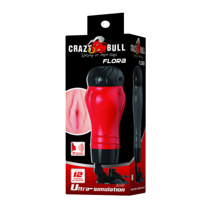 Crazy Bull - Flora Vagina Com Base Masturbador de Voz