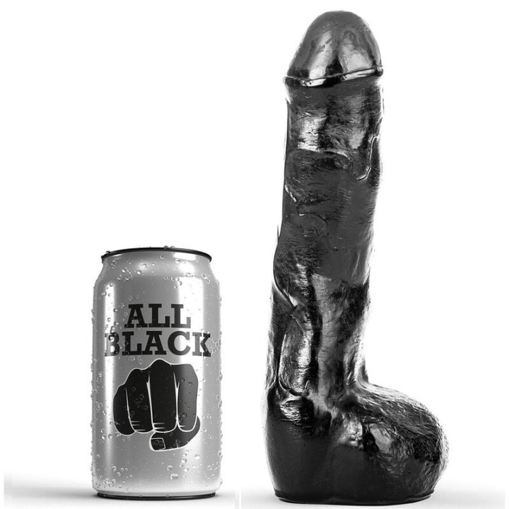 All Black - Pene Realistischer Anal 20 cm