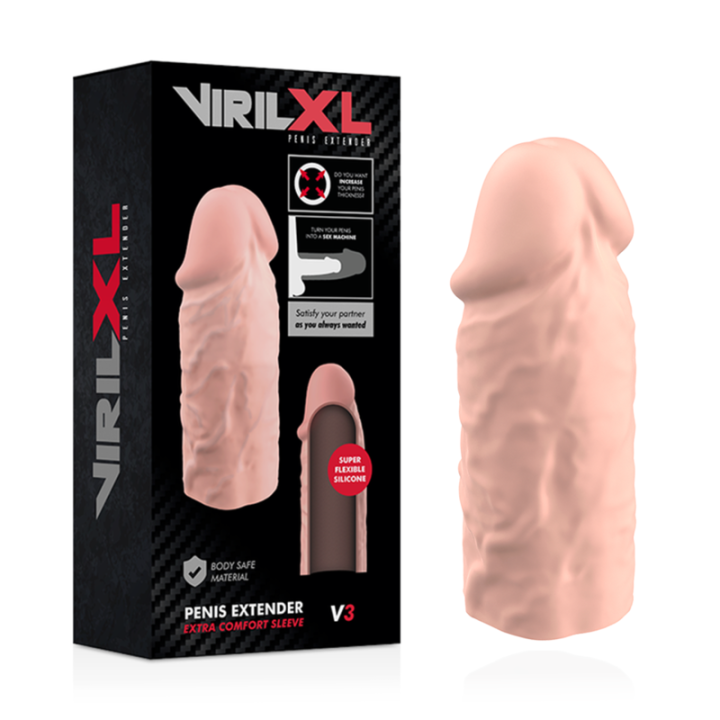 Virilxl - Extensão de Pênis Natural de Silicone Líquido v3