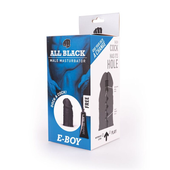 All Black - e-Boy Mastubador