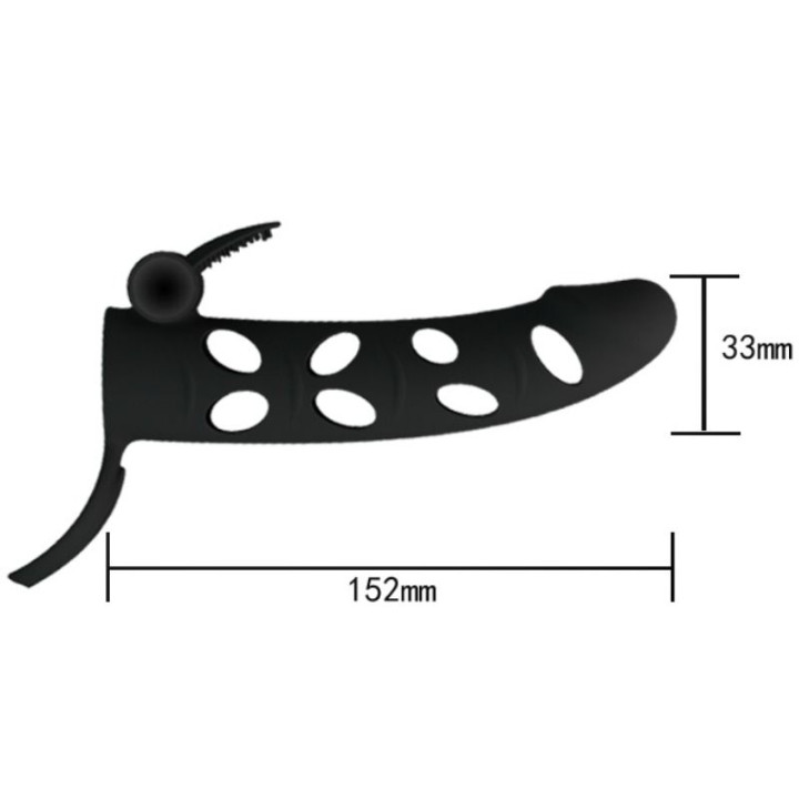 Pretty Love - Funda Silicona Con Vibración 15.2 cm