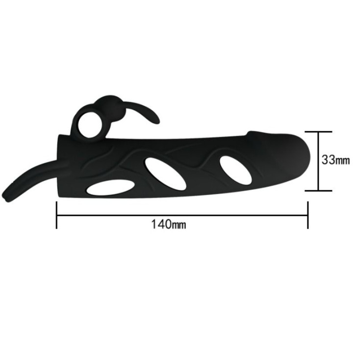 Pretty Love - Silicone Cover With Vibration 14 cm 1.0