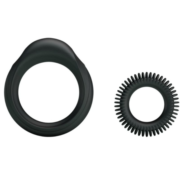 Baile - Kit 2 Anelli in Silicone Ring Manhood