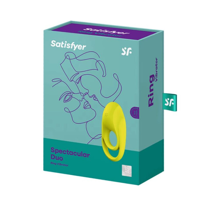 Satisfyer - Spectacular Duo Ring Vibrator Gelb