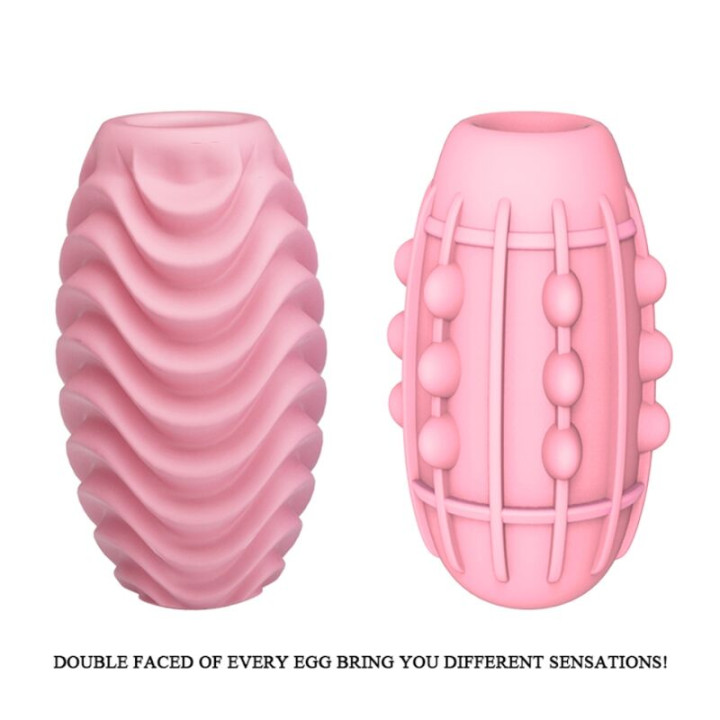 Pretty Love - Oeuf Masturbateur Double Face Rose