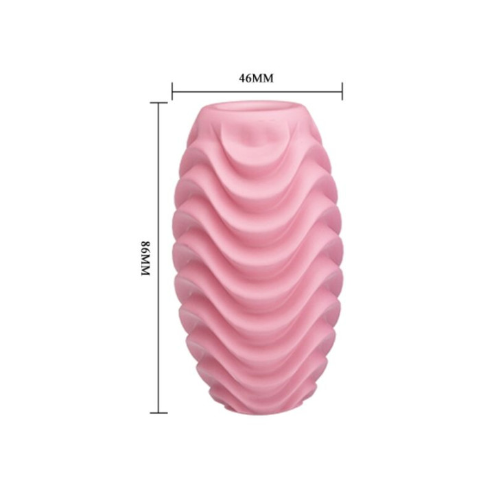 Pretty Love - Ovo Masturbador Rosa Dupla Face
