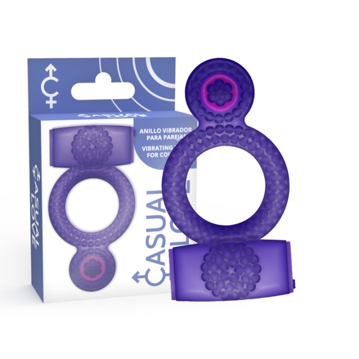 Casual Love - Ring Doppelter Genuss Lila Ring