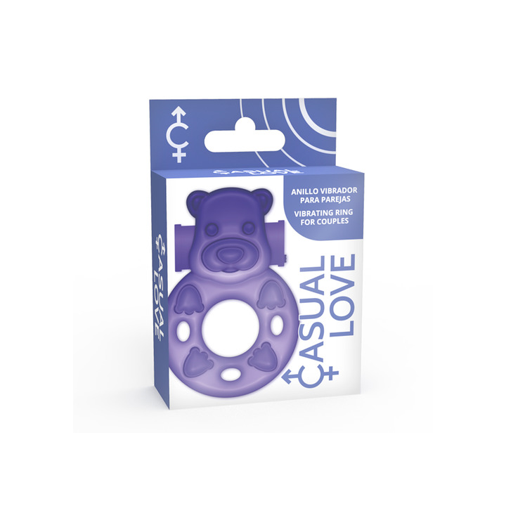 Casual Love - Anello Vibratore 26 Lilla Coniglietto