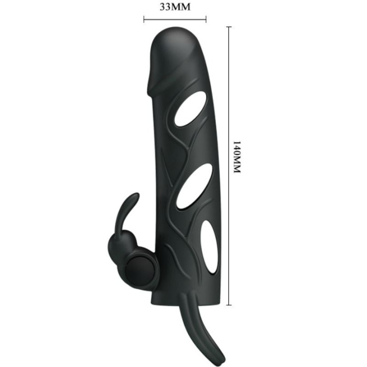 Pretty Love - Silicone Cover With Vibration 14 cm 2.0