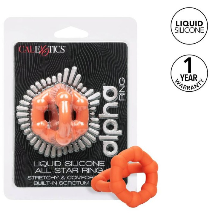 Calexotics - Alpha All Star Ring Naranja