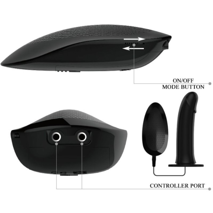 Pretty Love - Abbasbailea Love Marvin Strap on Con Vibrazione e Dildo Cavo