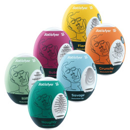 Satisfyer - Masturbator Eier 6 Einheiten Set