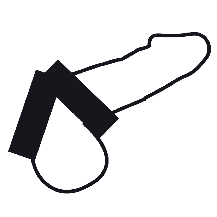 Darkness - Anello Per Pene Doppio in Metallo