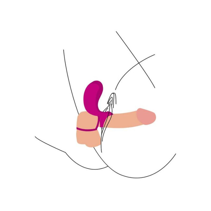 Xocoon - Bague Stimulateur de Couples Fuchsia