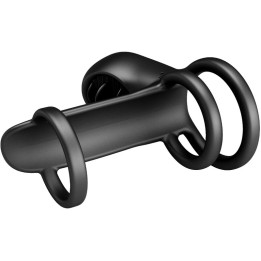 Pretty Love - Gaine Pénis Jammy 12 Vibrations Avec Langue en Silicone Rechargeable