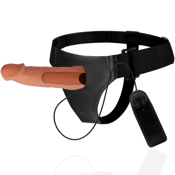 Harness Attraction - Willian Hollow Rnes With Vibrator 17 cm -o- 4.5 cm