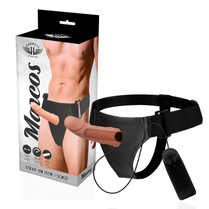 Harness Attraction - Rnes Hohlrahmen Mit Vibrator 15 cm -o- 5 cm