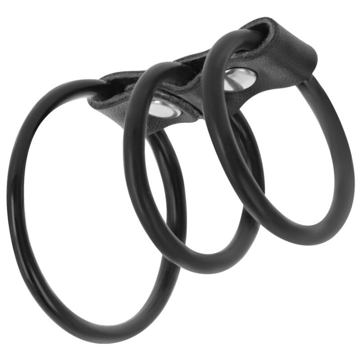 Darkness - Set Aus 3 Flexiblen Penisringen