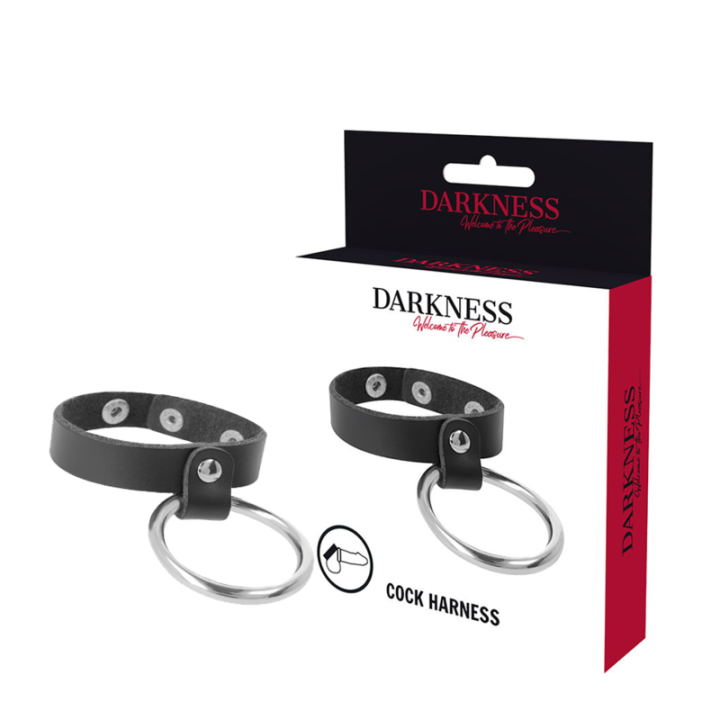 Darkness - Anel de Metal Para Pênis e Testículos