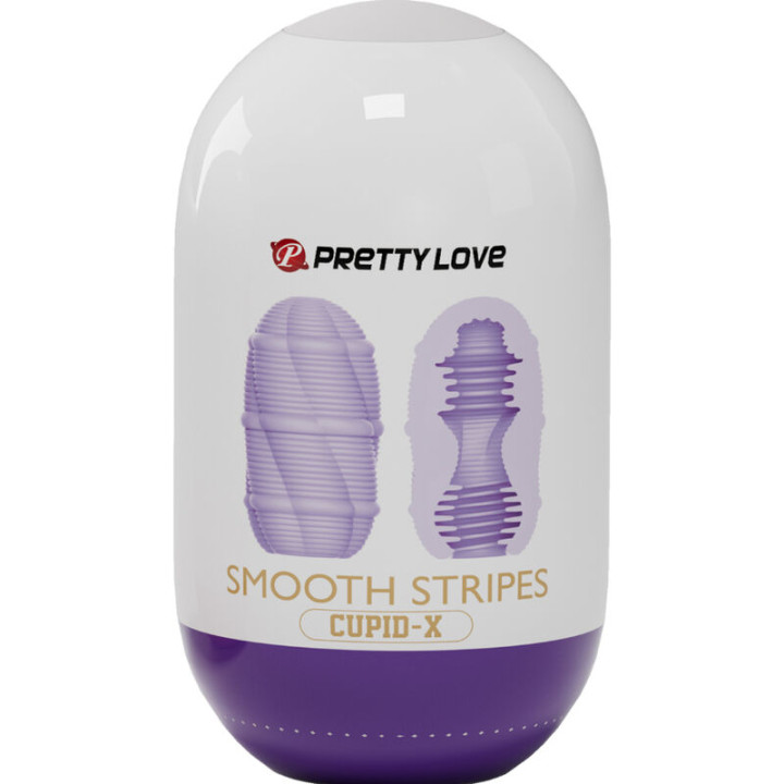 Pretty Love - Glattes Streifen-Cupid-Masturbator-ei