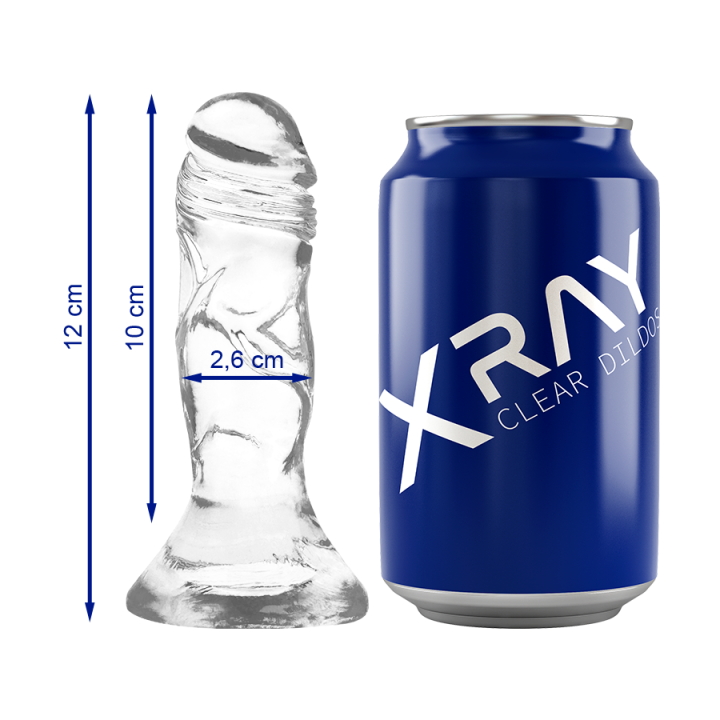 X Ray - Clear Cock 12 cm -o- 2.6 cm