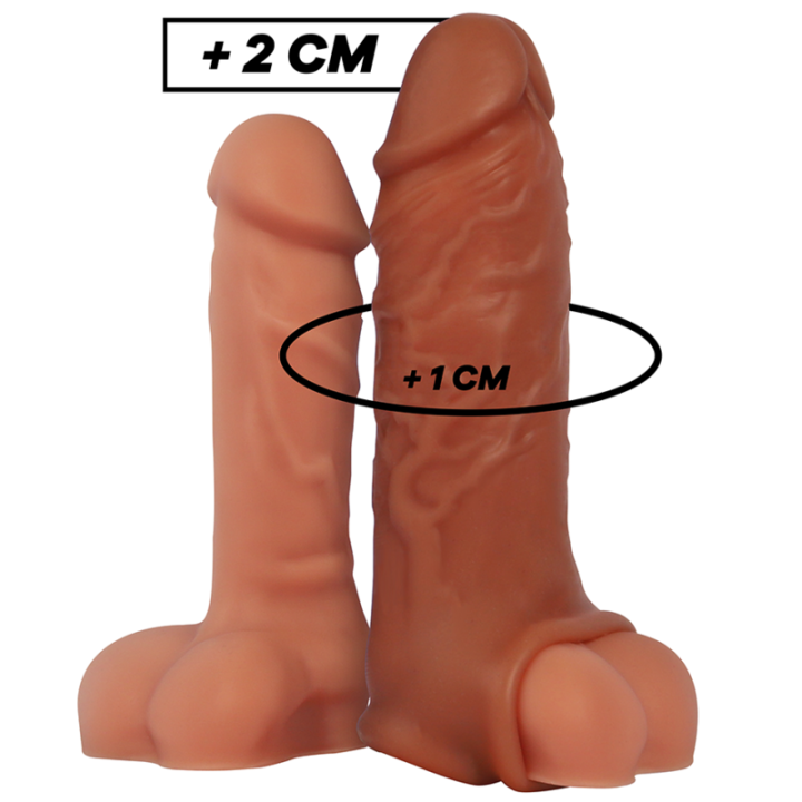 Virilxl - Extensão de Pênis de Silicone Líquido v9 Marrom
