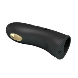 Pretty Love - Anneau Vibrateur Ruben 7 Vibrations Silicone Noir