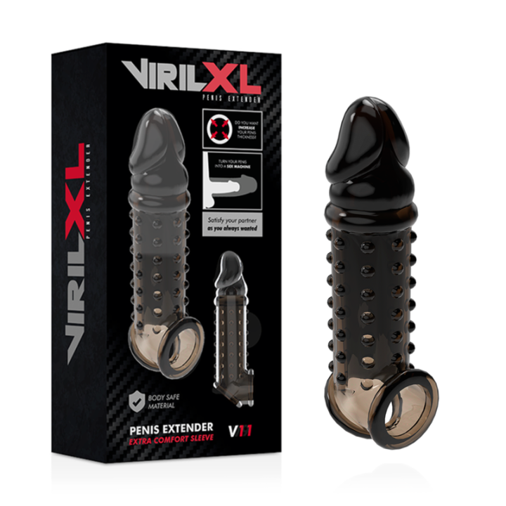 Virilxl - Extensão e Bainha do Pénis V11 Preta