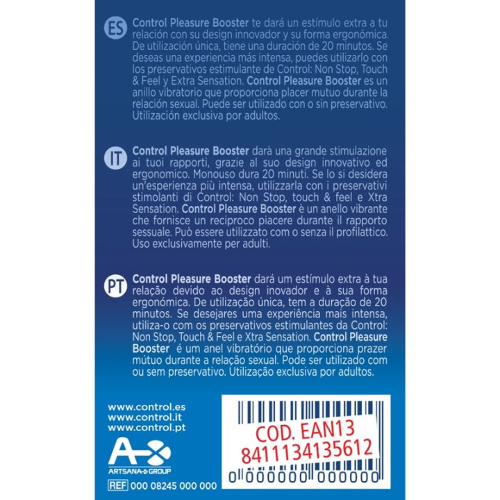Control - Anneau Vibrateur Pleasure Booster