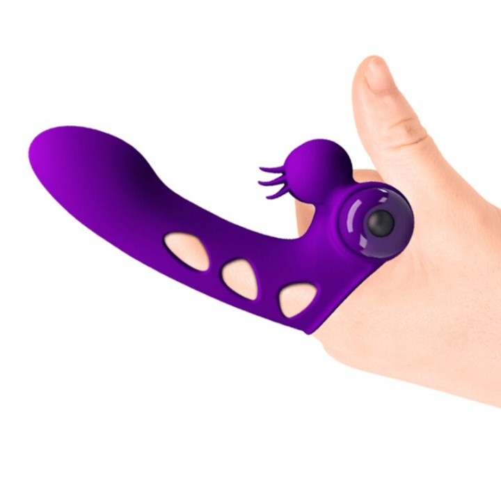Pretty Love - Capa de Dedo Vibrador Roxo Orlando