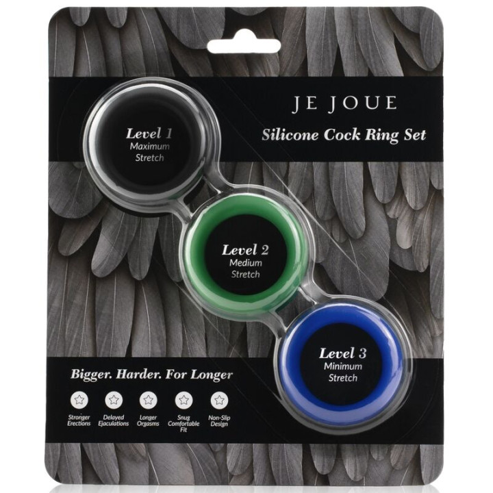 Je Joue - Conjunto de Silicone Anéis de Silicone Para o Pénis