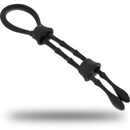 Ohmama Fetish - Anneau Cordon Coq et Testicules en Silicone