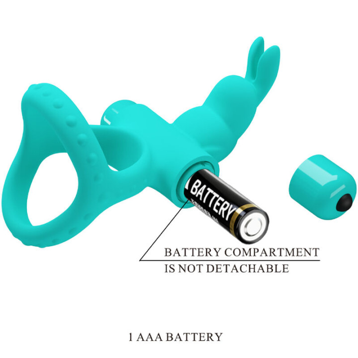 Pretty Love - Figgy Green Rabbit Vibratorring