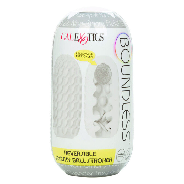 Calexotics - Boundless Reversible Squishy Ball Stroke Yellow