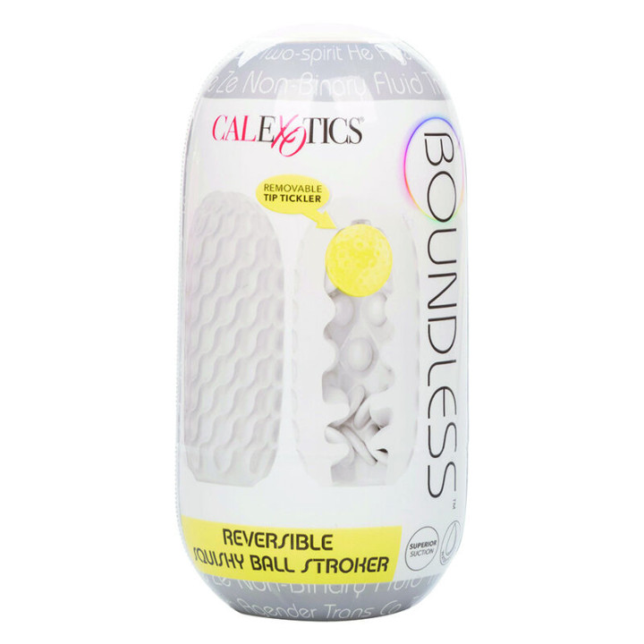 Calexotics - Boundless Squishy Réversible Ball Stroke Gris