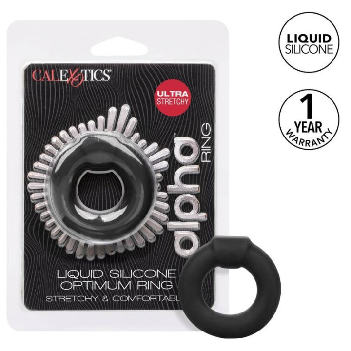 Calexotics - Pierscien Alpha Optimum Czarny
