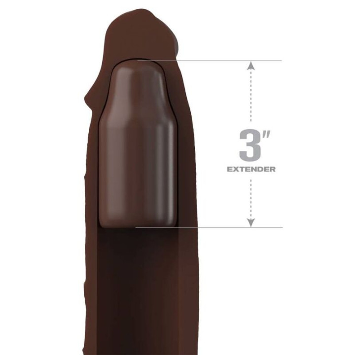 Fantasy x- Tensions - Pipedreams Estensione Con Cinturino 17,78 cm Marrone