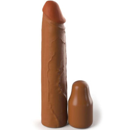 Fantasy x-Tensions - Tuleja Pipedreams 20,32 cm + 5,00 cm Calowa Wtyczka Karmel